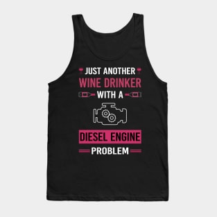 Wine Drinker Diesel Engine Tank Top